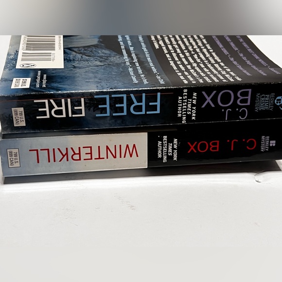 Free Fire and Winterkill by CJ Box paperback books - Picture 9 of 9